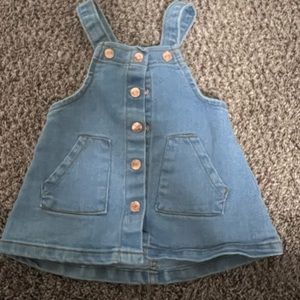 BCBG Girks Jean overalls skirt